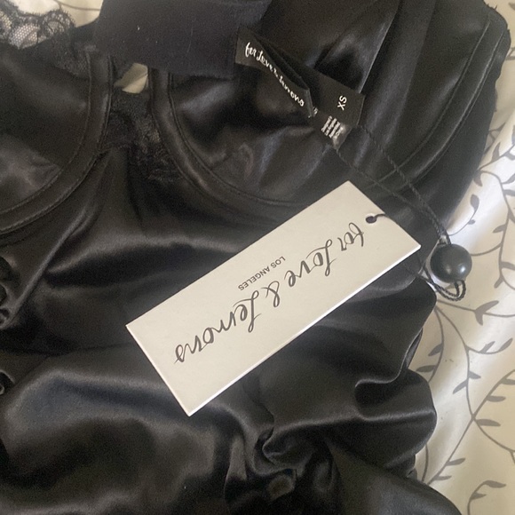 For Love and Lemons Swirly Floral Embroidered Dress - Picture 6 of 7